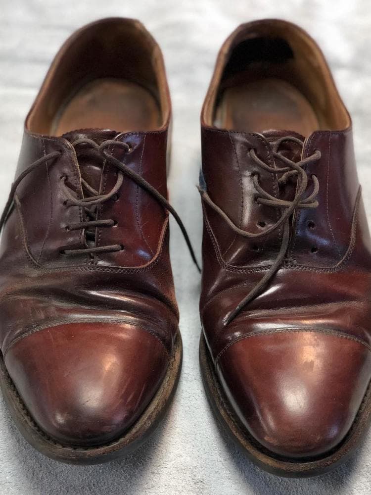 Реставрция кожаных мужских ботинок